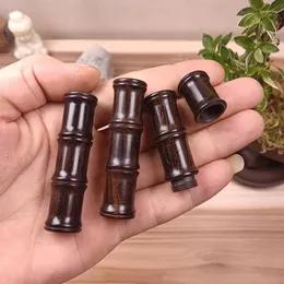 Storage Bottles Bamboo Shape Pendant F Key Chain Necklaces Wood Jewelry Car Fresheners Bottle DIY Perfume Container