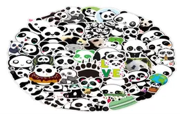 Adesivi per panda interi 50pcslot adesivo per animali noduplicati impermeabili per laptop Bagage Notebook Decals per auto 9220565