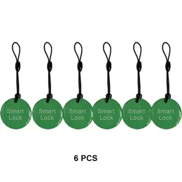 التحكم 6 PCS 13.56MHz بطاقة IC uid إعادة إعادة كتابة لذكي الباب tuya ttlock ble بطاقة قفل الباب الذكية الإلكترونية فتح بطاقة rfid