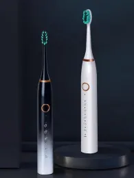 Cabeças Jialaiya Electric Sonic Toothbrush Indução USB Brilhos de dentes eletrônicos à prova d'água adulta com cabeça de substituição