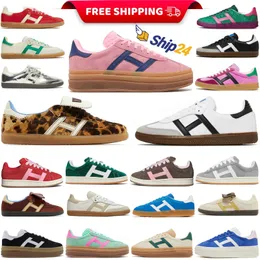 Gazzelle Designer Shoes Shipping Originals Vegan Adv Platform Men Women Og Casual Shoe Black White Gum Pink Velvet Mens Sneakers Outdoor Sports Allenatori sportivi