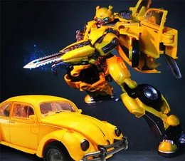 Wei Jiang big size 21cm Transformation 5 Movie Toys boy Cool SS Anime Action Figures Robot Car Dinosaur Model kids birthday Toy9102839