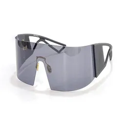 modedesign solglasögon Scopic Shield Lens Rimless Frame full av futuristisk trendig stil UV400 skyddande skyddsglasögon Top Quality1675525