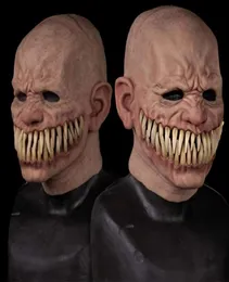 Gruselige Stalker Männer maskieren große Zähne Gesicht Masken Anime Cosplay Mascarillas Carnival Halloween Kostüme Party Props2823926
