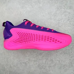 2023 AE 1 Low New Wave McDonalds Men Basketball Shoes ae1 Энтони Эдвардс All Star Mx Скорость уголя Blue Pearlized Pink Georgia Red Clay Sports Tranners обувь