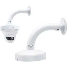 Lente in alluminio in lega di sorveglianza esterna a pioggia a pioggia a cupola a parete parentesi mobile compatibile con la fotocamera IP di HikVision Dahua Samsung