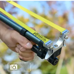 Escopos poderosos hastes retas laser slingshot caça slingshot pode esticar o comprimento e o laser de alta precisão, apontando ao ar livre