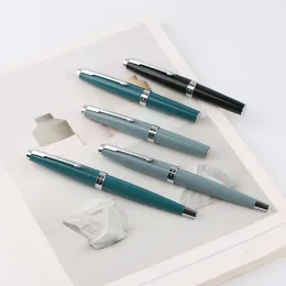 Pens Moonman 80S/Mini Short Halfcut Tip Fountain Pen, Pocket Hand Account Ink Pen Iridium Fine Nib for Student Adult with Gift Box