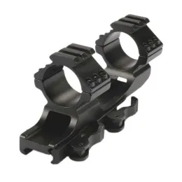 SCOPES Quick Release Scope Mount Dual 25,4 mm/30mm ringar för vävare/picatinny/QD/AR15/AK 47 Fästet utomhusjakt