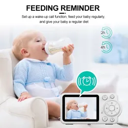 Camera Baby Monitor 2.8in LCD Display Surveillance Camera Video Intercom Lullabies Cry Detection Temperature Monitor for Newborn Baby