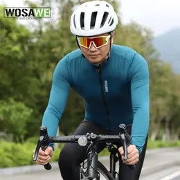 WOSAWE Men Cycling Jersey Clothing Quick Dry Summer Bicycle Short Sleeves MTB Mallot Ciclismo Enduro Shirts Bike Clothes 240410