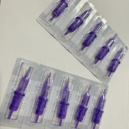 Machine Mast Pro10pcs RL Dövme Kartuş İğneleri Kalıcı Makyaj Makine Kalemi Tek Kullanımlık Steril Yuvarlak Astar Gövde Akupunktur