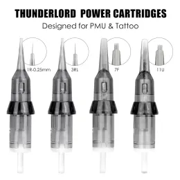 Maskiner Hot ThunderLord Power Tattoo Needle Liner Shader Permanent Makeup Tattoo Cartridge 1R 7F för Universal Tattoo Machine Pen Nyaste