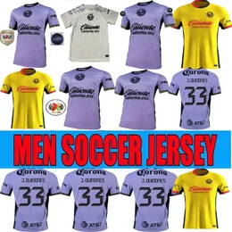 24/25 Club America Wysokiej jakości produkcja koszulka piłkarska liga mx henry J.quinones D. Valdes 3rd A.Zendejas Fidalgo Home Away Trzeci MAILLOT FANS Slim Football Shirts