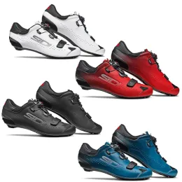 أحذية Sidi Sixty Road Lock Shoes أحذية تنفيس كربون طريق أحذية ركوب الدراجات أحذية الدراجات