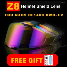 Capacetes de motocicleta para Shoei Z8 MOTO CACAÇÃO NXR2 RF1400 CWR-F2 DIA E NOITE Use Full Face Visor Shield Lens Acessórios