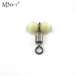 액세서리 MNFT 120pcs/Pack Luminous Fishing Rolling Triple Swivels 커넥터 해상 낚시 태클