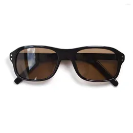 Sonnenbrille Kingsman für Männer Agent Eggsy Cosplay Rahmen handgefertigtes Acetat UV400 Schutz polarisierter Fahren Glassees H5RJ