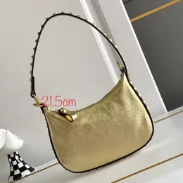 7A New Vlogo Grain Calfskin Small Hobo Underarm Bag Handbag Crossbody Bag Women Designer Bag Handbag Sholdled Lady Saddle Bag v Alentino 2sizi 9888