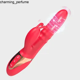 New Red Female Vibrator G-spot Stimulation Clitoral Massager Rechargeable Waterproof Masturbator Couple Flirting Adult Sex Toys