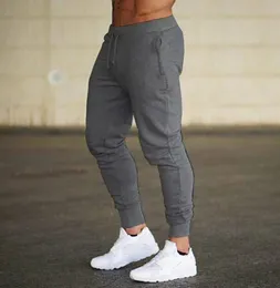 Masowe mężczyzn na siłownię Pure Color Pants Joggers Fitness swobodne długie spodnie Mężczyźni trening chude spodnie dresowe joggerowe spodnie dresowe 240410