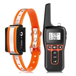 Collars 1000M Dog Training Collar With Remote,Dog Bark Collar,Waterproof Rechargeable Training Dog Collar with Shock Vibration Sound