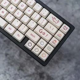 Akcesoria PBT Keycaps 132 Klawisze Dyesub XDA Profil Tuya/Color Pen/Pixel Personalizowane klawisze do wiśni MX Switch MECHANical Cap