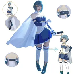 Anime kostümleri miki sayaka cosplay anime puella Magi Madoka Magica cosplay Seksi elbise partisi gel Miki Sayaka Anime Rol Oyun Y240422