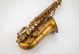 Novo Mark Vi Alto Saxofone EB Tune Instrumento Musical Profissional de Copper Antique Com acessórios de caixa1441330