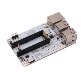 Выступает за Milkv Duo Board Board USB -концентраторную базу с сетевым портом RJ45 для Milk V Duo Linux Development Board