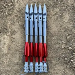 الملحقات 5pcs الفولاذ المقاوم للصدأ Broadheads سهم القوس الصيد سهم السهم صيد السهم سهم السهم قطرات مستقر في الماء