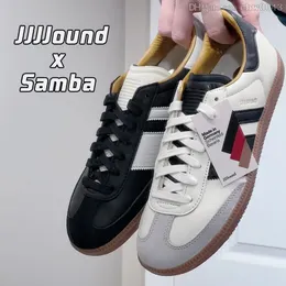 2024 Scarpe casual designer jjjjound sambaog uomini donne sneakers stampa leoparda nuvola bianca nucleo nero wales bonner outdoor piatto sportivo scarpe da tennis da tennis