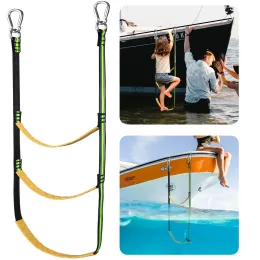 Accessori Portable Boat Rope Ladder Assist Assist Canding Rope Fishing Correing Boarding Ladder Swim Ladder per la barca a vela Accessori per la barca a vela Accessori