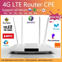 Routers 300Mbps Wireless Routers Networking Mobile Wifi Hotspot Wps Lte Sim Card Slot Modem 4G Wifi Router Korea Home Office Computers