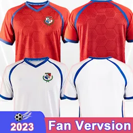 2023 Panama Mens Soccer Jerseys National Team BARCENAS Home Red Away White Football Shirts Short Sleeves Adult Uniforms