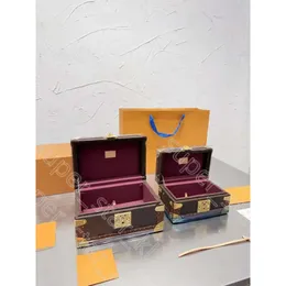 Caixa de jóias de estojos cosméticos Coffret Designer polivalente LouiseviutionBag Volt Custhe Watch Box 8 Mens Watch Organizer Jóias de Jóias de Jóias Moda 884