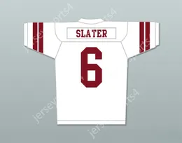 CUSTOM ANY Name Number Mens Youth/Kids AC Slater 6 Bayside 6Tigers High School White Football Jersey Includes Tiger PatchTop Stitched S-6XL