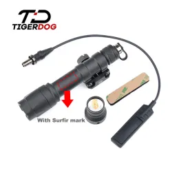 Scopes Wadsn Surfir Metal M600B M600C Taschenlampe+ Magic Sticker+ Moment Switch Fit 20mm Picatinny Rail Hunting Weapon Scout Light