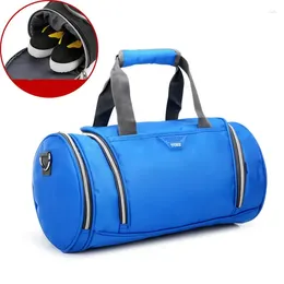 Bolsas ao ar livre 2024 Bolsa de ginástica de ioga de viagem feminina para fitness para fitness shoes bolsa de ombro crossbod