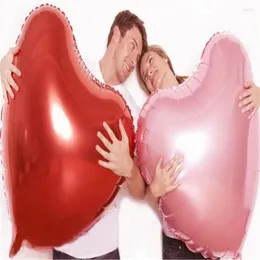 Party Decoration 75cm Large Aluminum Inflatable Foil Balloons Lover Heart Helium Balloon Globos Birthday Ball Wedding