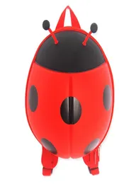 Backpack coccinella stereoscopico 3D per bambini zaino per ragazzi asilo binari in stoffa oxford borse da scuola per bambini backpack di coccinella3301085