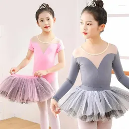 Stage Wear Kids Ballerina Cotton Ballet Dance Dress Dancewwear Tutu For Girls Abites Professional Dancing Costumes