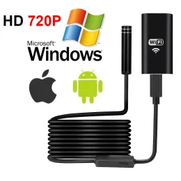 Cameras 110m WiFi Endoscope HD 720P 1.3MP 8MM WIFI ENDOSCOPIS