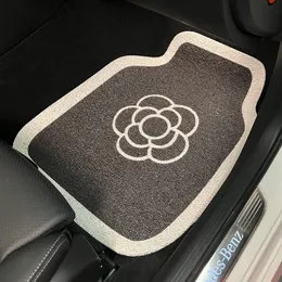 Anel de fio de fio de pé de carro novo universal universo peças anti-Diretamente decoração de carpet de carro interior tapetes de carro traseiro da linha traseira Mat universal