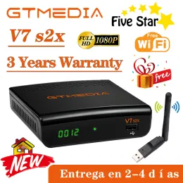 Mottagare FTA 1080p GTMedia V7 S2X Satellitmottagare DVBS2 GTMedia V7S2X Full +USB WiFi Uppgraderad från GTMedia V7S HD -receptor Ingen app