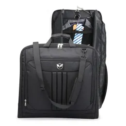 Taschen Hochwertige Oxford Foldable Large Reisetasche Männer Geschäftsreisen Organizer Duffel Bag Anzugbeutel tragbare Wochenendbeutel