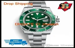 Orologio di Lusso Glide Lock Clasp Strap Mens 새로운 자동 시계 녹색 시계 116610LV Orologio Automatico Wristwatch Orologi DA6987744