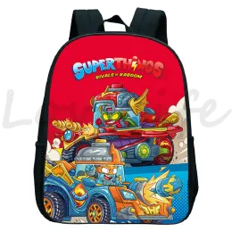 Сумки Супер Зингс Детский сад для детского сада детские мультипликационные школьные сумки для мальчиков девочки супертрингы рюкзак детей водонепроницаемые сумки обратно школьные подарки