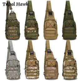 Pacote de bolsa de esteira tática Exército militar Molle Caminhando acampamento Backpack Backping Hunting Fishing Travel Salbing Camouflage Bag ao ar livre