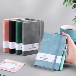 A6/A7 Pocket Notepad förtjockning Portable Business Notebook 100 Sheets Simple Style Mini School Office Supply